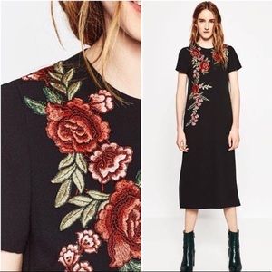Zara Embroidered MIDI Dreas
